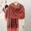 New Shawl Warm Winter Scarf Hijab Women Print Paisley Cashmere Pashmina Thick Wrap Head Neck Foulard Luxury  Blanket Echarpe