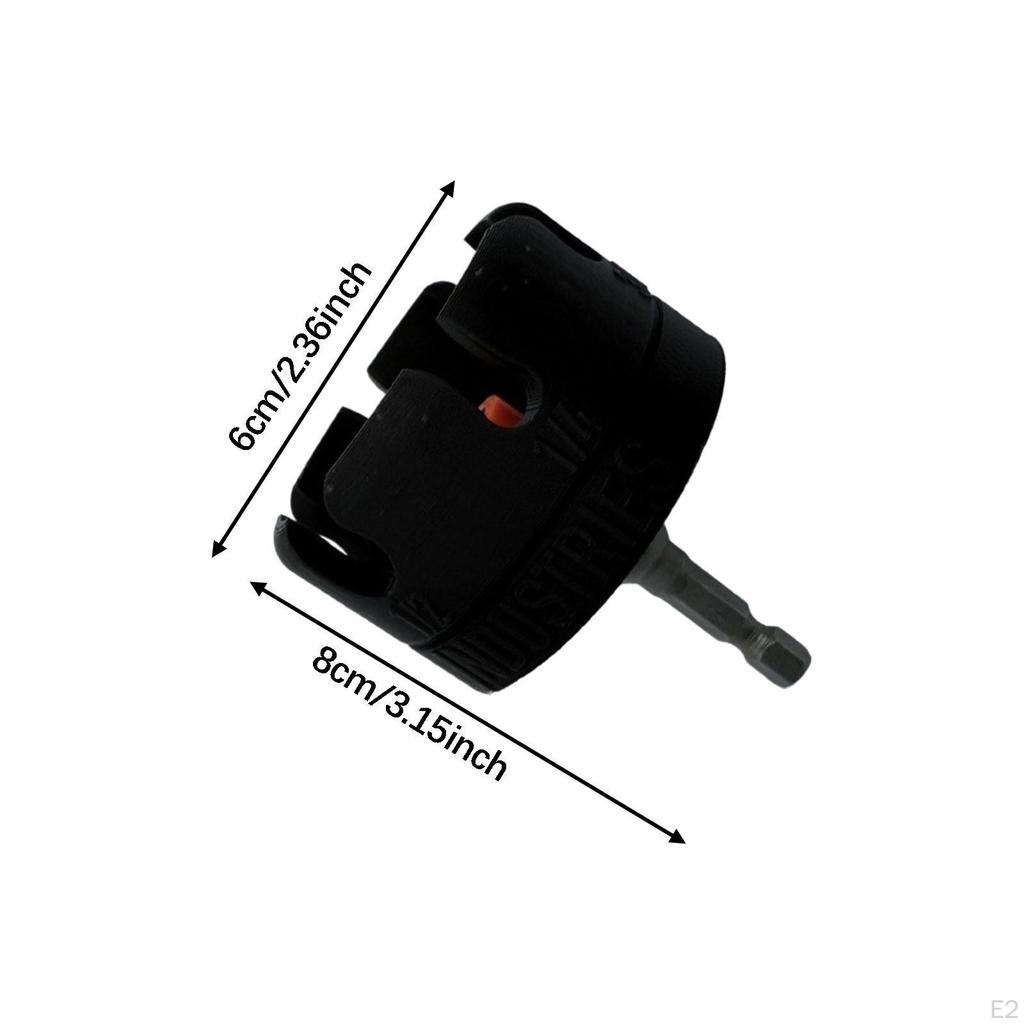 Nut Zipper Drill Attachment for 1/4" 3/8" 1/2" Threaded Rods Portable Fast and Bolt Removal