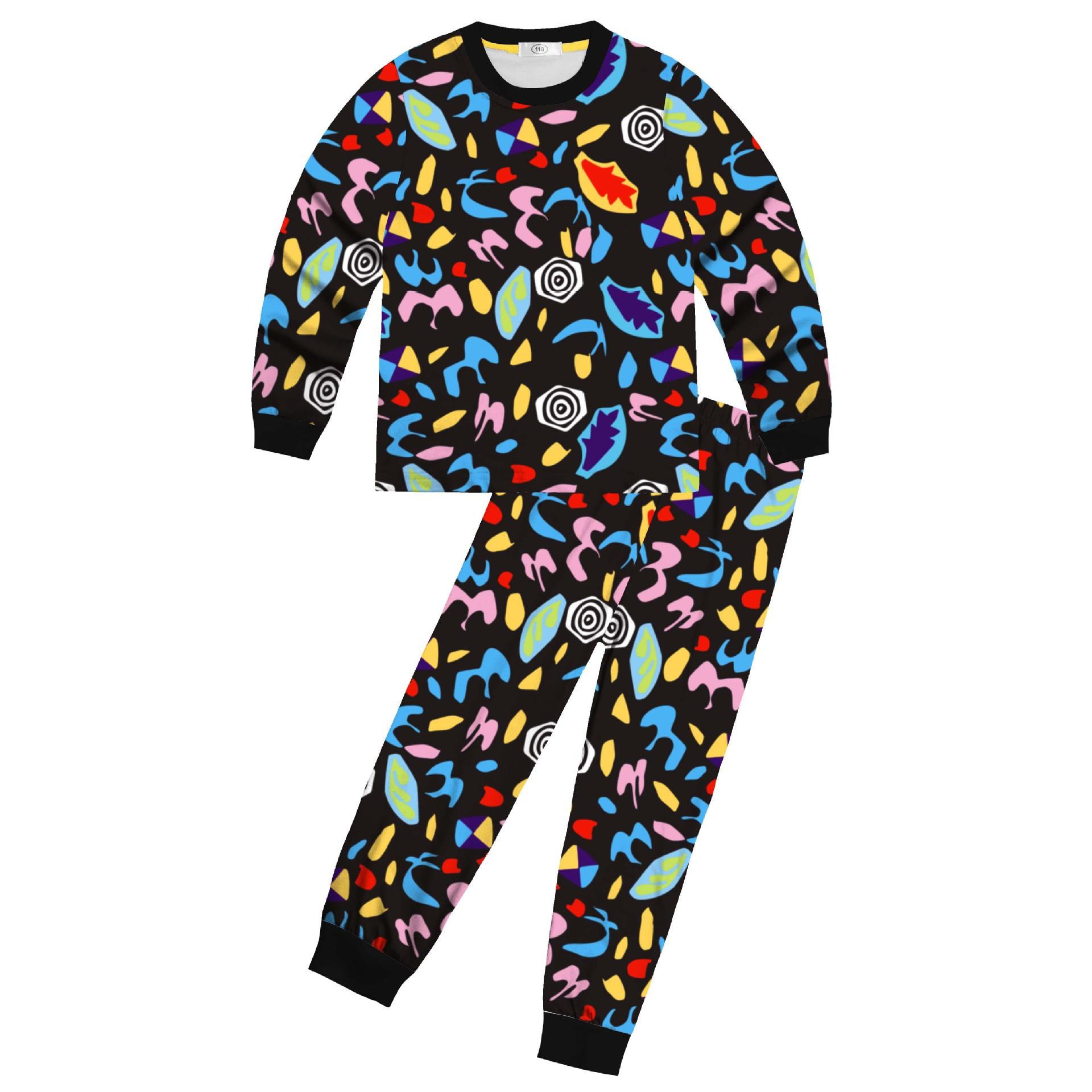 

New set Strangethings Strangestory children s home long sleeves + trousers two sets 81210 140 yards
