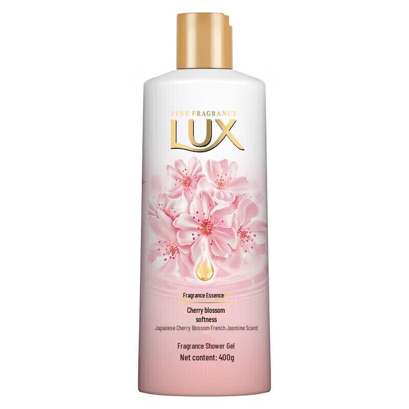 LUX Pink Cherry Blossom Scent Shower Gel (2-Pack)