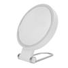 Travel Makeup Mirror Dual Sided Round Shape Foldable 1X 20X Magnification LED Lighted Vanity Mirror