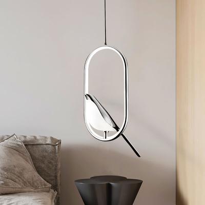 LED-Hängeleuchten für den Innenbereich Hängende Beleuchtungskörper für Schlafzimmer Nachttisch Gold Silber LED-Kronleuchterlampen für Sofa-Hintergrund