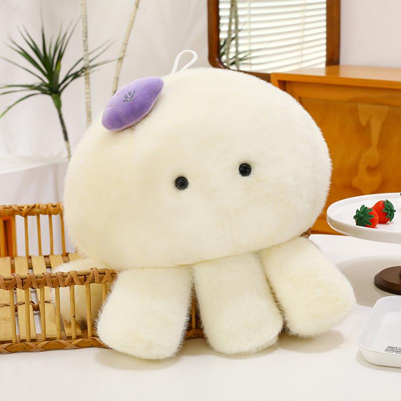 Super Soft Cloud Jellyfish Doll: Large Plush Octopus Pillow for Bedside Hugging