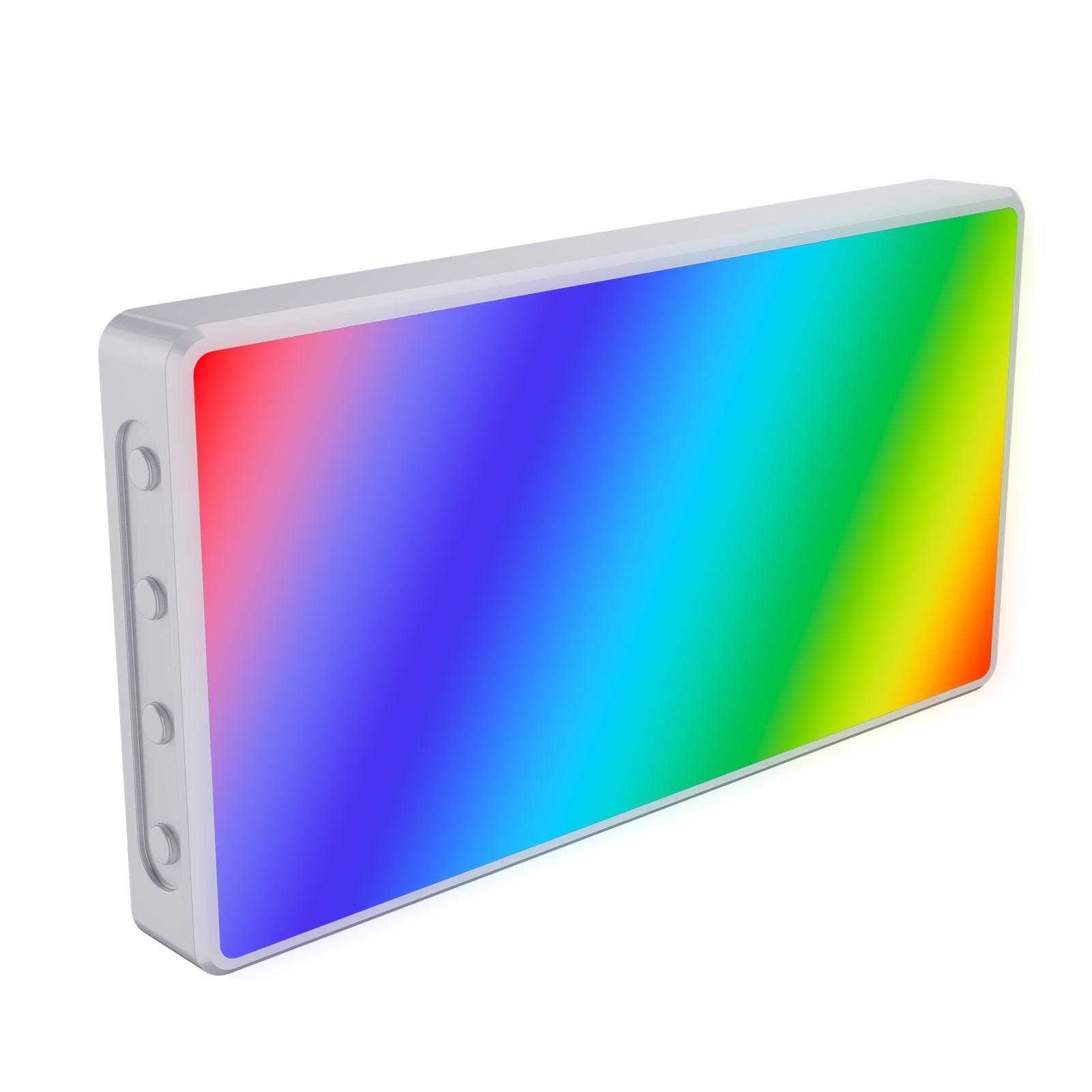 

RGB LED Video Light Portable LED Camera Light Panel 225 LED Beads Full Color CRI 95+ 4000mAh Rechargeable Photography