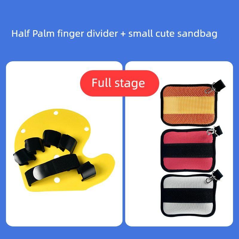 Half Soles Finger Splitter Cute Sandbag Hemiplegia Hand Finger Rehabilitation Training Equipment Fixer Finger Board Brace