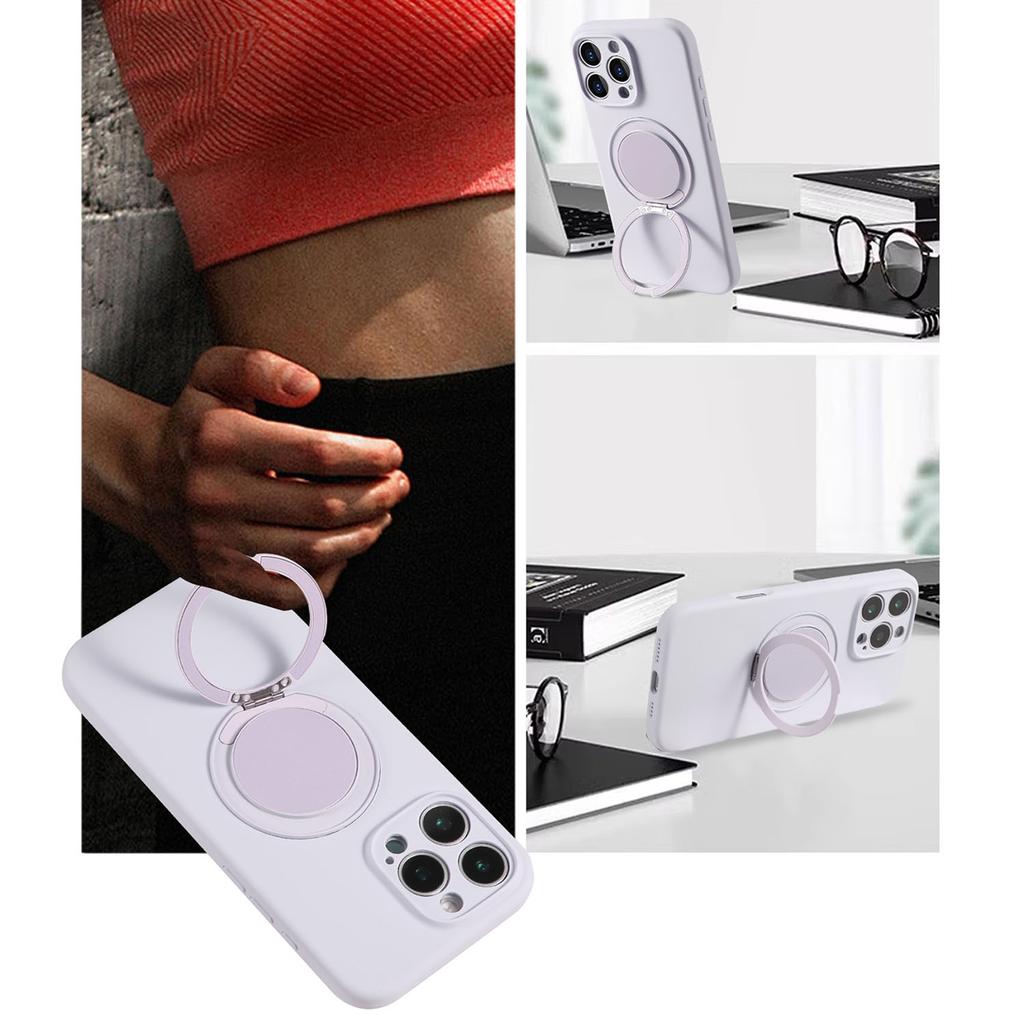 Bulk Purchasing For iPhone 16 Pro Max Case Compatible with MagSafe Kickstand Liquid Silicone Phone Cover Precise Cutouts