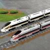 Technical City High-speed Rail Train with Tracks Building Block 78cm High-tech Vehicle Toy-RunIdeal for Boys Gift Happy Time