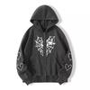 Women S Fall Winter Fleece Hooded Zip Up Cardigan Sweatshirt Spider Web Heart Print