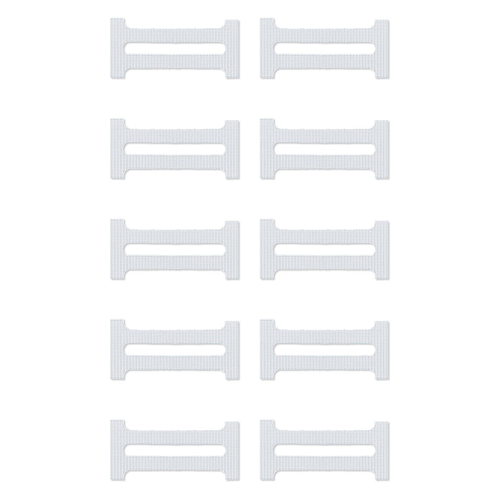 

10шт. Белые полоски для коррекции вросшего ногтя, выпрямитель для ногтей на ногах для женщин и мужчин, простое в использовании решение для домашнего педикюра B