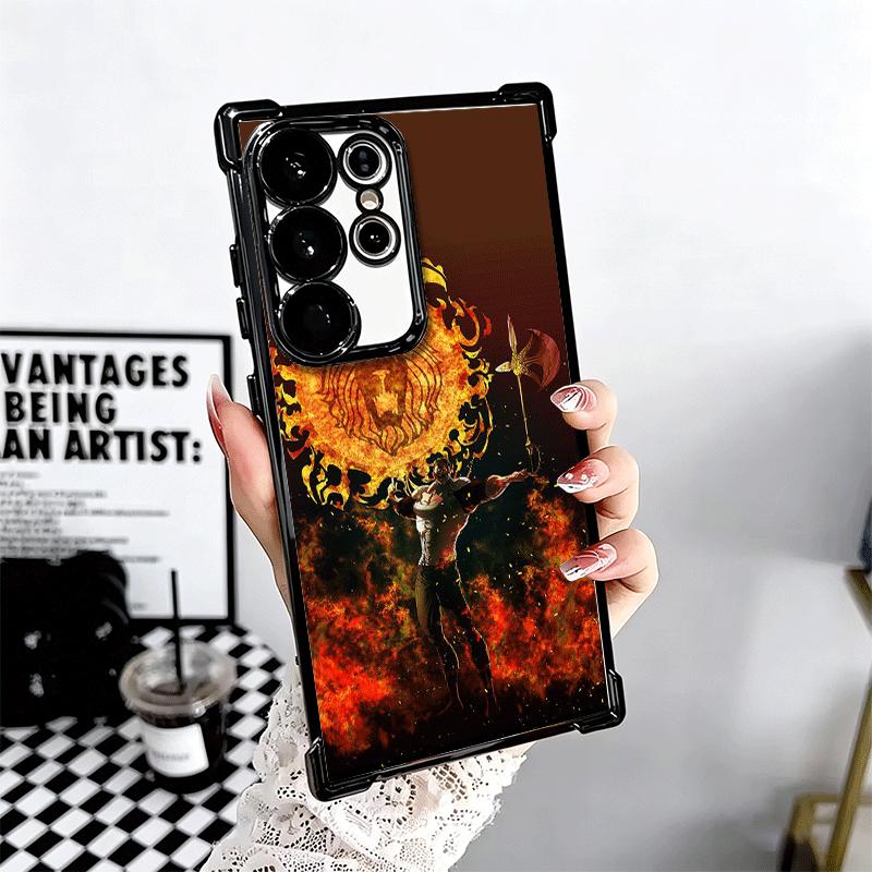 Seven D-Deadlys Sins Escanor Soft Phone Case For Samsung Galaxy S26 Ultra S25 Edge S24 FE S23 Plus S22 S21 + S20 Plating Anti-Fa
