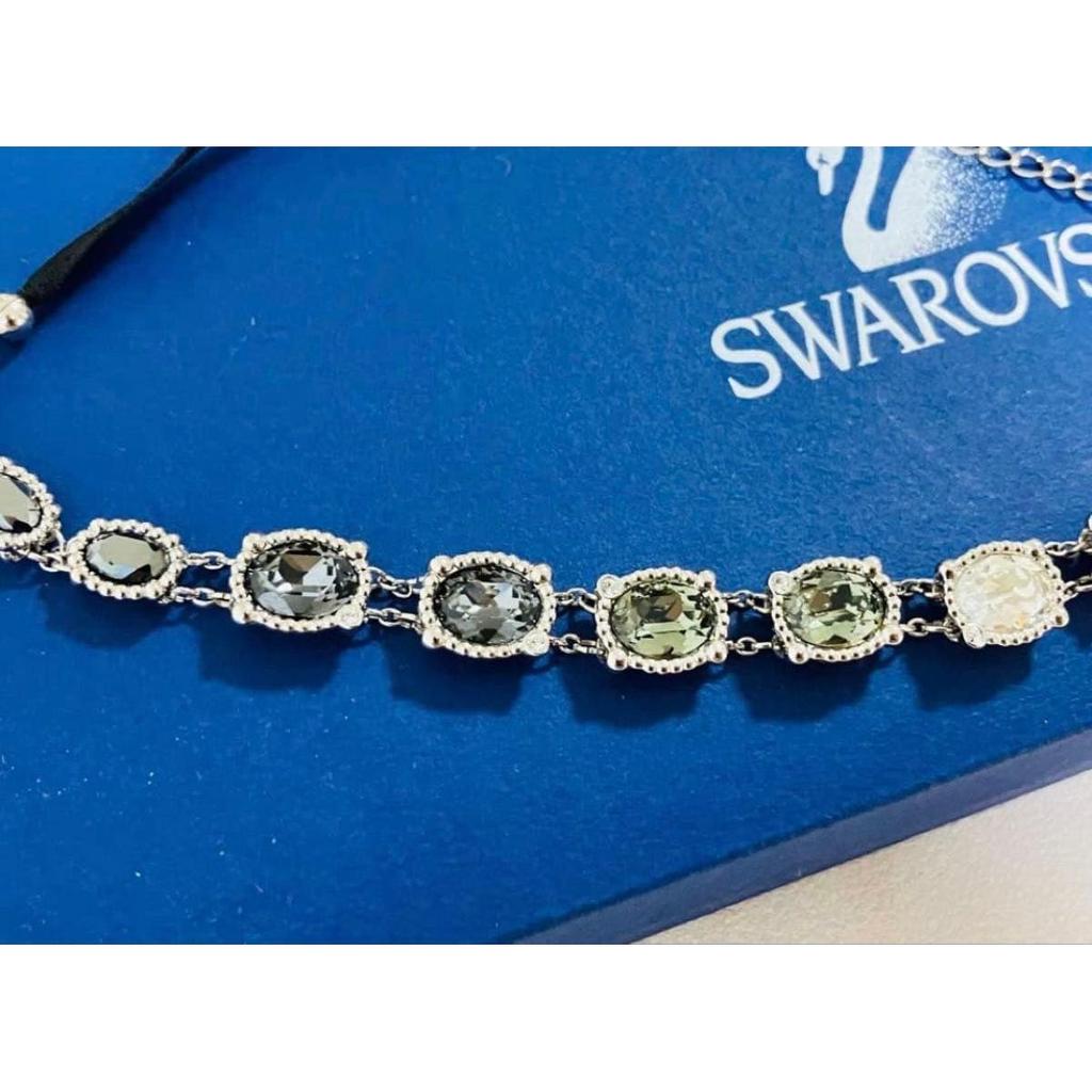 Used Swarovski Rosette choker necklace
