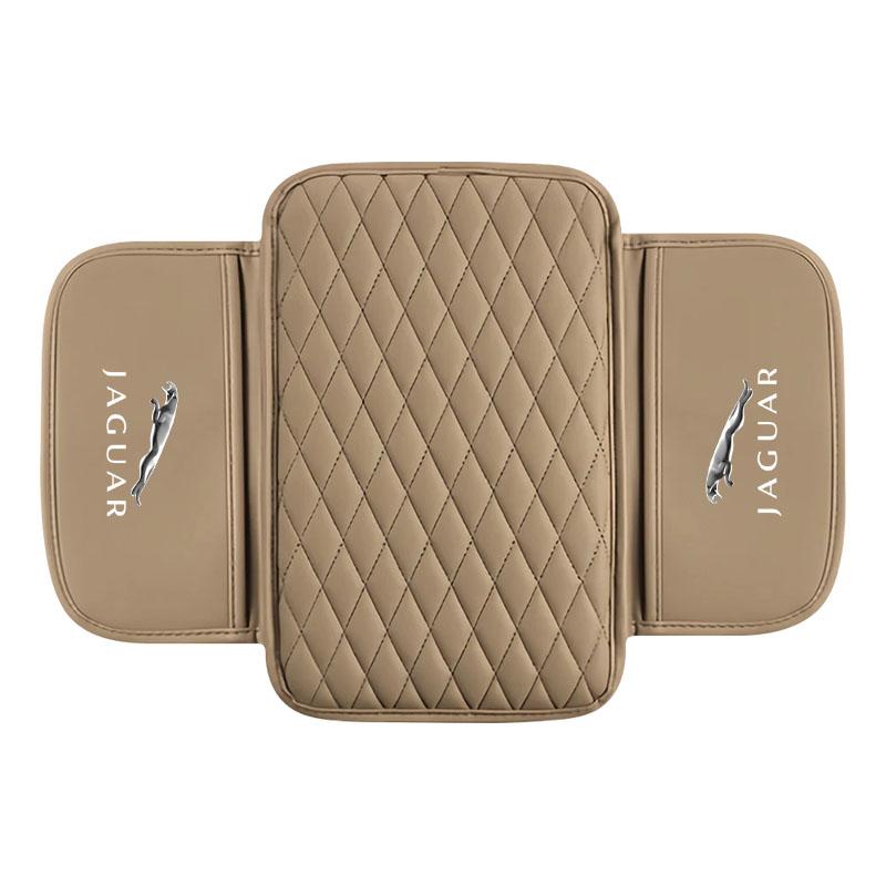 Leather Auto Consoles Car Armrest Cushion with Storage Styling For Jaguar XF XE XJ XJ8 X351 F Pace X Type F Type Necklace Tijera Ropa Llavero