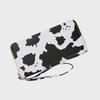 2024 Summer Korean-Style Contrast Cow Pattern Multi-Compartment Long Wallet
