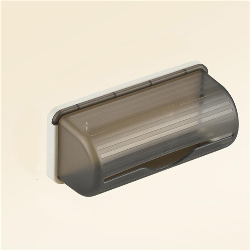 Ящик для хранения мусорных мешков настенный для кухни ванной пластиковый контейнер для мусора диспенсер держатель для мусорных мешков для домашнего хранения белый 2979₽