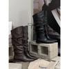 Small pointed high heel boots fashion women's new thin heel high boots fashion leather boots women's boots