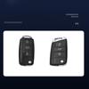 DAYB7 Car Flip Remote Key Fob Case Cover For Skoda Octavia A5 A7 Fabia Superb Kodiaq Karoq Protector Shell Bag Keychain Accessories