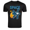 Space Explorers Satellite Planet Retro Space Graphic T Shirt