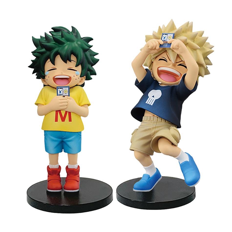 My Hero Academia Anime Figure Childhood Midoriya Izuku/Childhood Bakugou Katsuki Figurine PVC Action Model Ornaments Model Toys