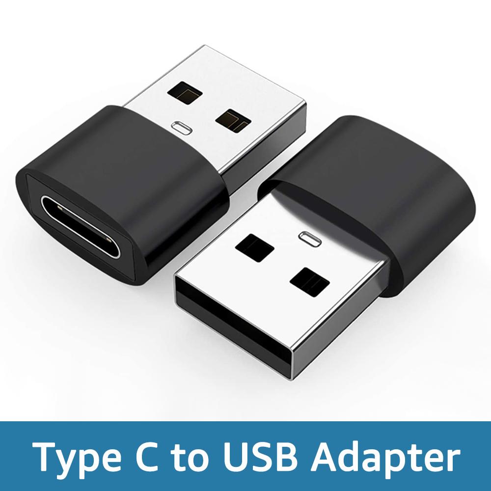 USB Type-C Adapter USB 2.0 Male to Type C Female Adapter Type C Converter for Charging Data Transfer USB C Adapter for Samsung