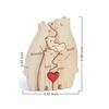 Art Puzzles Free Custom Wooden Bear Home Puzzles Custom Name Warm Gifts Anniversary Birthday Gifts Christmas Home Decor Ornament