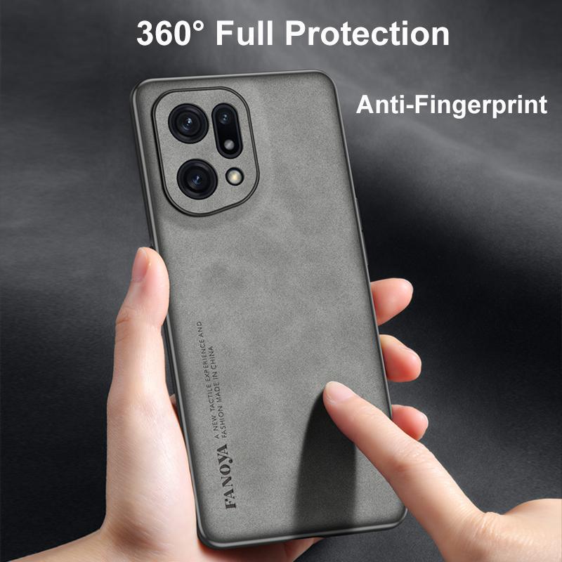 For OPPO Find X5 Pro Case Luxury PU Leather Phone Case For OPPO Find X5 5G FindX5 Pro 5G Back Cover Silicone Full Protection
