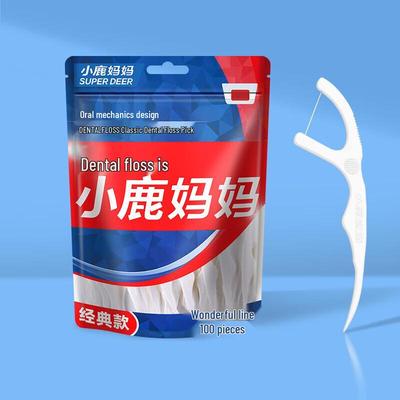 Little Deer Mama Deep Cleaning Dental Floss - 1500 Count Bulk Pack
