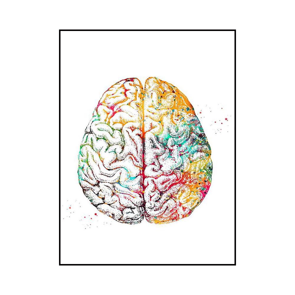 Abstract Organs Heart Skeleton Teeth Painted Wall Art Posters Home Room Decoration Canvas Painting Murals Pictures Print Artwork