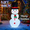 5.2FT Xmas Holiday Inflatable Yard Decor LED Snowman Toy Christma Outdoor Home Decoration Ornament Festive Gift Supplies Decor