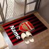 Tappeto Personalizzato con Nome Squadra di Calcio F.C, Tappeto Versatile per Arredamento Casa, per Sala Giochi, Appartamento, Balcone, Ingresso, Corridoio Regalo