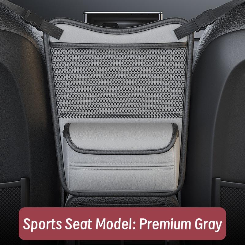Autositz-Aufbewahrungstasche, Multifunktionale Aufbewahrung für gute Dinge im Auto, Erhältlich in Versionen für normale Sitze und Sportsitze