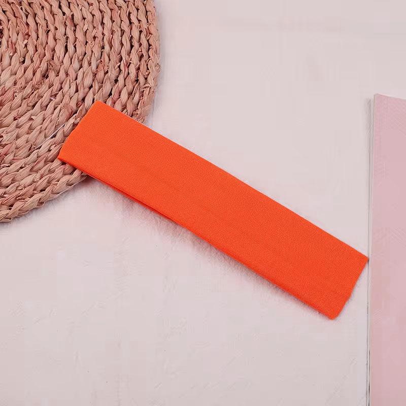 Stretchiga Sport Yoga Hårband Enfärgade Tennis Elastiska Pannband Fitness Yoga Huvudbonader för Kvinnor Håraccessoarer