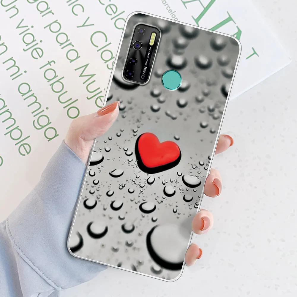 For Tecno Spark 5 Pro Case Cover For Tecno Camon 15 Air /Camon15 Funda Clear Soft Silicone TPU Phone Case or Tecno Spark 5 Coque