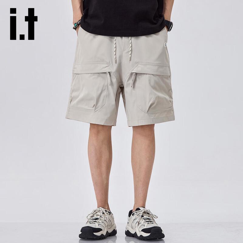 Izzueit Men s Quick-Dry Multi-Pocket Cargo Shorts M