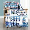 Manchester City Customize Text Blanket Gift Personalized Blanket Soft Warm Cozy Great for Living Room Couch Nap Bedding Ideal for All Seasons