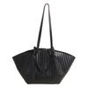 Woven Leather Tote Bag for Women Large Capacity Shoulder Handbag for Work and Shopping