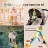 Multifunctional Baby Car Seat Crib Toy: Stroller Pendant, Funhouse Mirror, Soothing Rattle