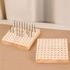 2Pcs 61/81 Hole Nail Drill Bit Display Base Square Nail Grind Head Organizer  Home