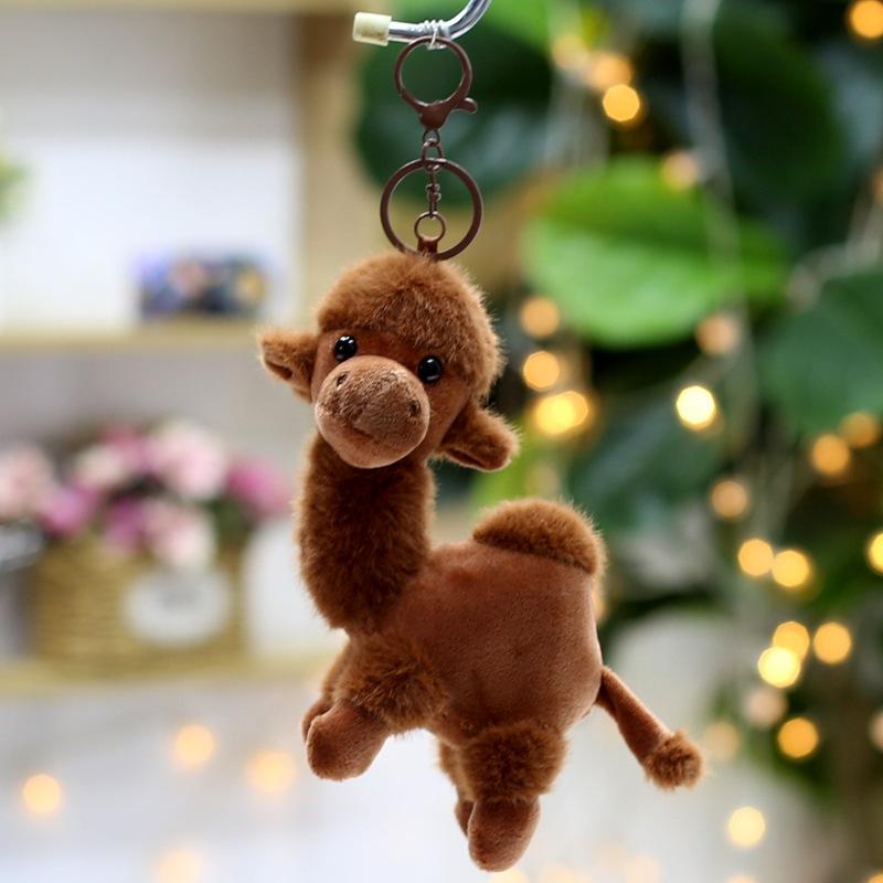 

Cute Camel Pendant Plush Toy Cartoon Dunhuang Desert Camel Doll Keychain Travel Souvenir Doll 14 cm