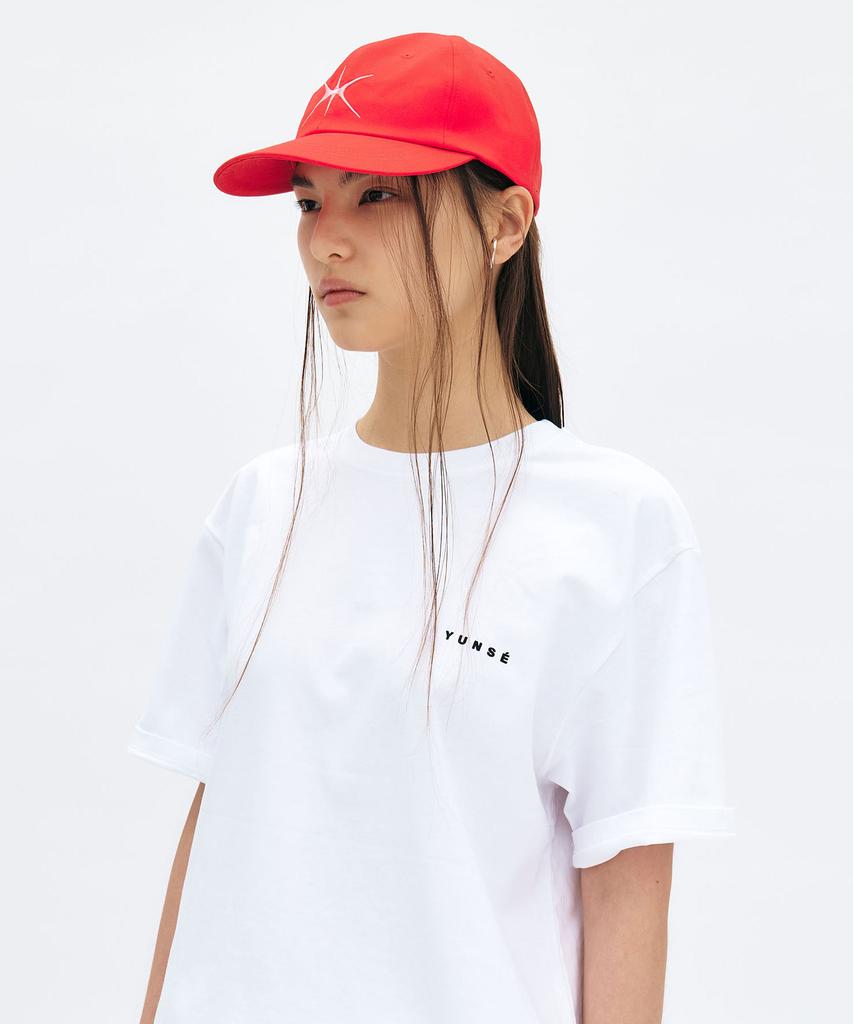 Yunse Hatch Cotton Cap (Red)