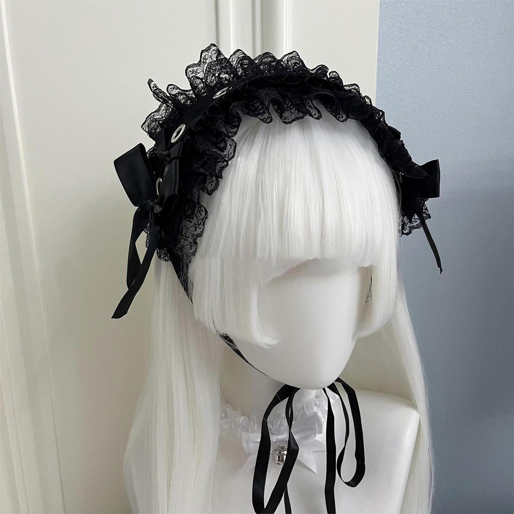Fashion Subculture Hairband Soft Polyester Headband Daily Wear Hairpiece for Trendy Individuality