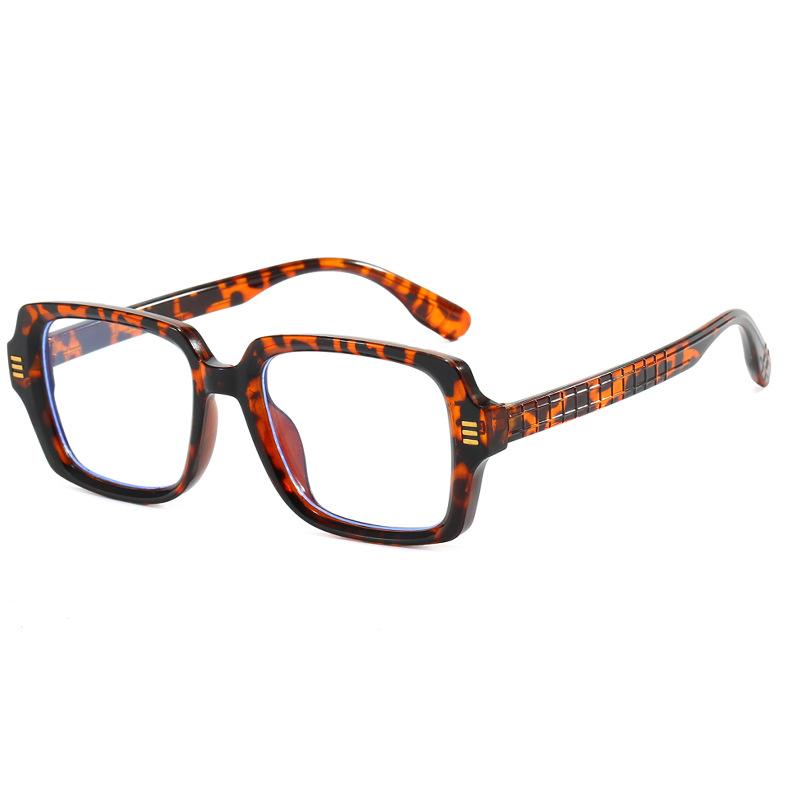 

JYL TS Square Glasses Blue Light Blocking Plain Vision Daily Wear Unisex WF1256A A-2824 stil де зерна желтого