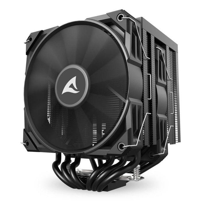 Sharkoon A60 Raffreddatore CPU Nero 2 Ventole 120mm 6 Heat Pipes TDP 260W