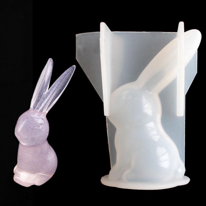 

Прозрачные силиконовые формы для единорога из эпоксидной смолы, геометрическая форма для медведя и кролика, форма для изготовления свечей для ароматерапии, инструмент для украшения