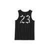 Jordan Flight MVP Simple Comfortable Striped Digital Print Crew Neck Tank Top Men Tops Black FN5993-010