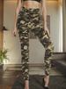 Camouflage High Waist Yoga Pants Women's Outdoor Skinny Elastic Leggings Belly Lift Hips Naked Yoga Fitness Pants