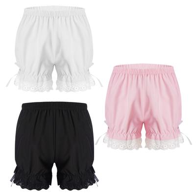 Dětské Dívčí Bloomers Pettipants Dýňové šortky s elastickým pasem Letní jednobarevné bezpečnostní kalhotky