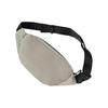Adidas Layered Polyurethane One Shoulder Fanny Pack Regular Unisex Pebble Silver Gray & Black & Gray IQ0906