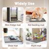 1pc Silicone Washer Drain Pan Anti-Vibration Foldable Non-Slip Leak-Proof Tray with Raised Edge for Under Washing Machine/Dryer