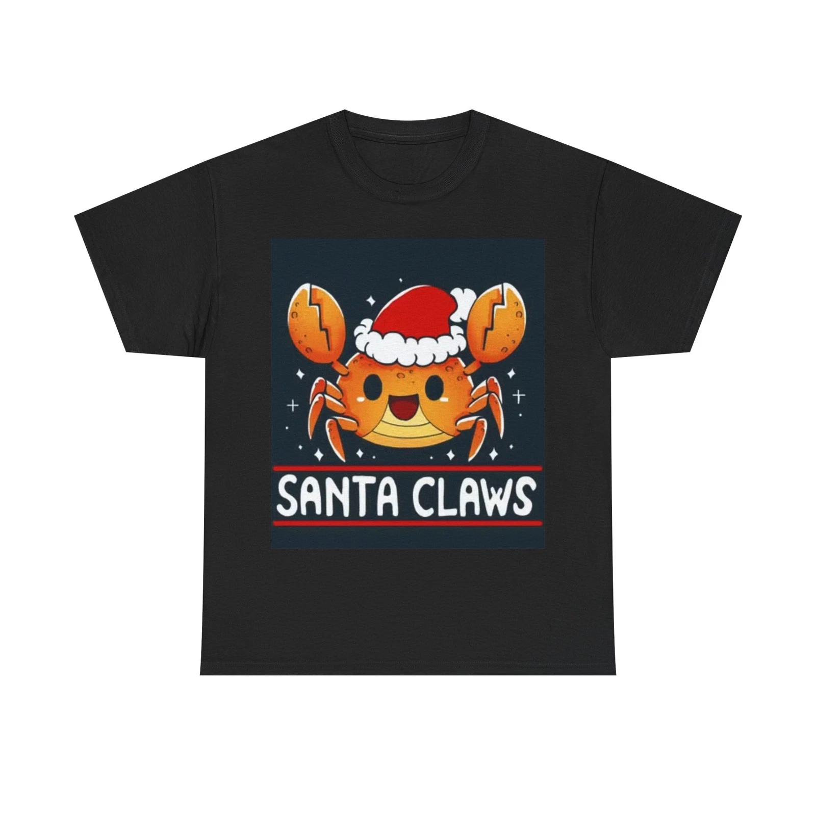 Men s and Women s T-shirts Santa Claws XL