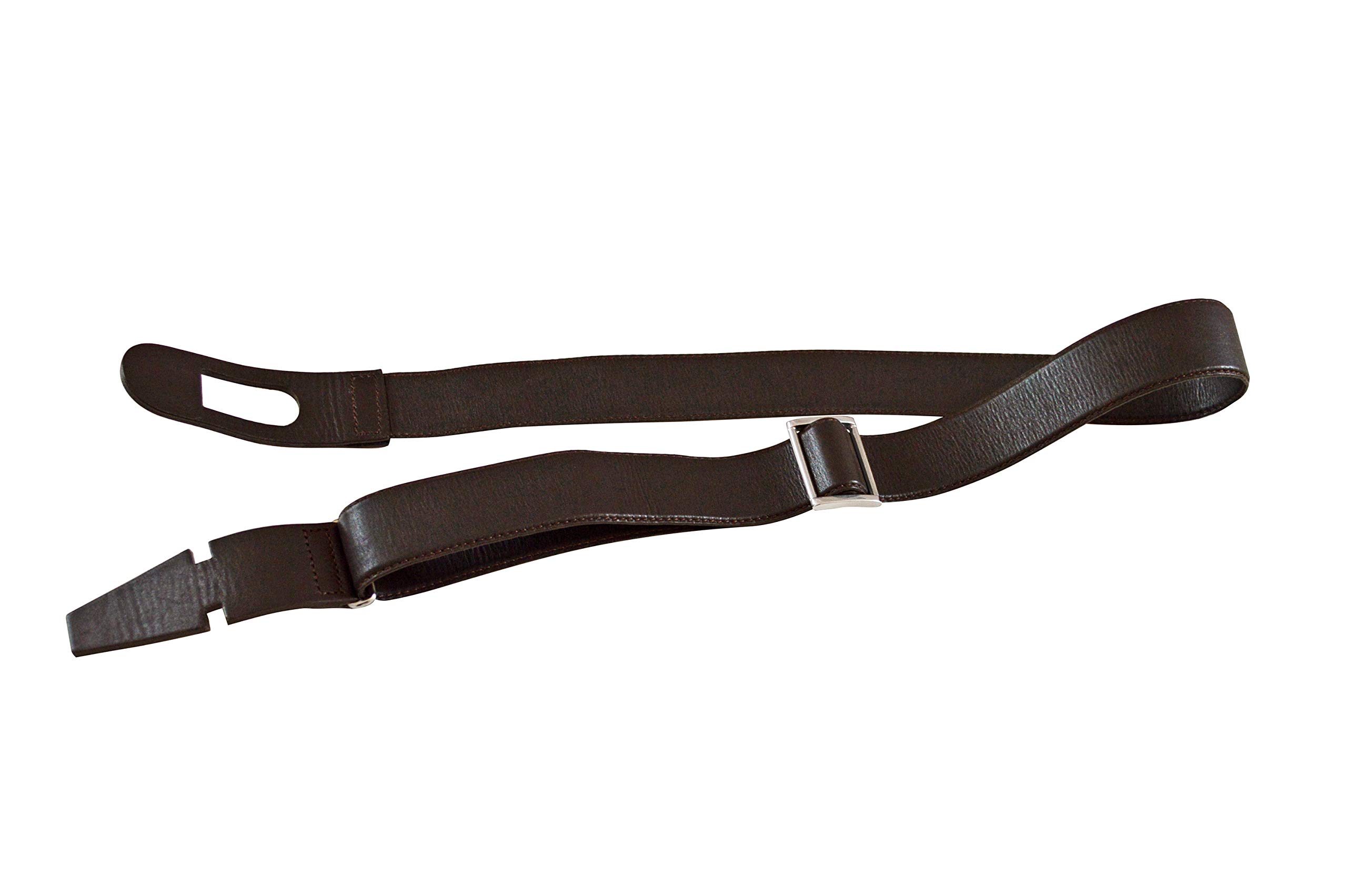 

Alen2 Leather Stretch Belt, Brown, ALNSLBTBR, Genuine Leather